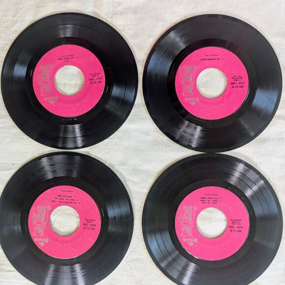 VTG Mr. Pickwick 45 RPM Bundle of 4 Kids Records Tubby Wizard of Oz Farm School - Picture 4 of 8